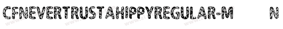 CfNeverTrustAHippyRegular-M74n字体转换