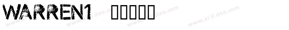WARREN1字体转换