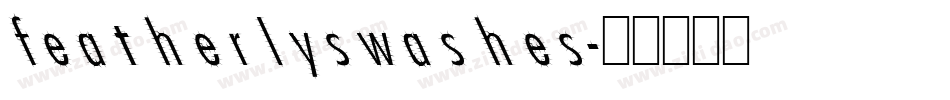featherlyswashes字体转换