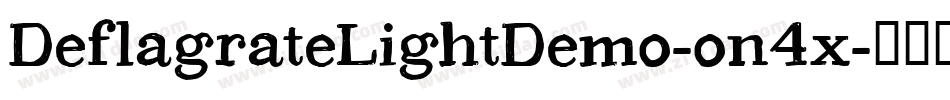 DeflagrateLightDemo-on4x字体转换
