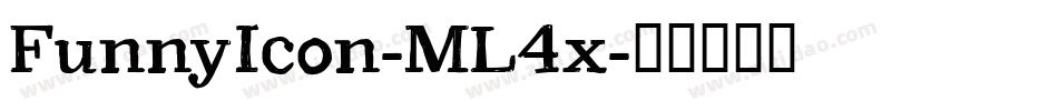 FunnyIcon-ML4x字体转换