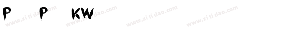 Pincel2Plain-KWae字体转换