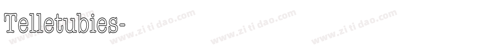 Telletubies字体转换