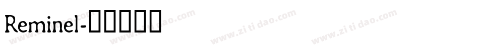 Reminel字体转换