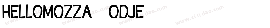 HelloMozza-ODJe字体转换
