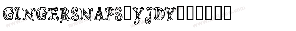 Gingersnaps-yJdY字体转换