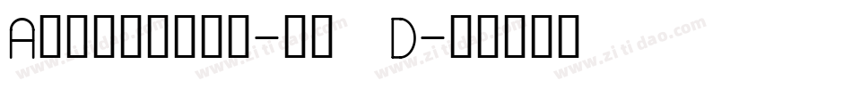 Antibalon-pq2D字体转换
