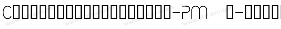 Catherinedebeaumont-PM2d字体转换