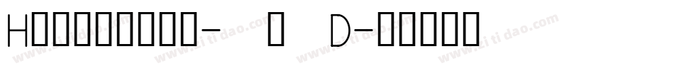 Hetarosia-4n2D字体转换