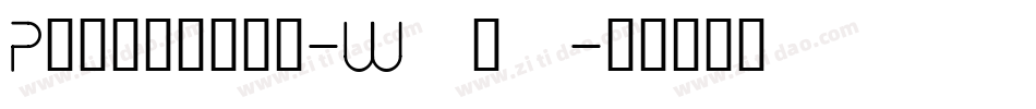 Poppytech-W4e4字体转换