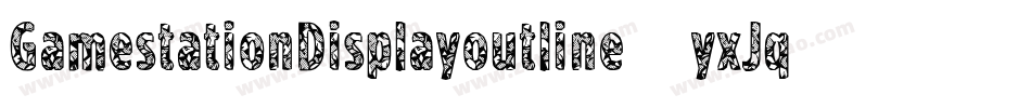 GamestationDisplayoutline-yxJq字体转换