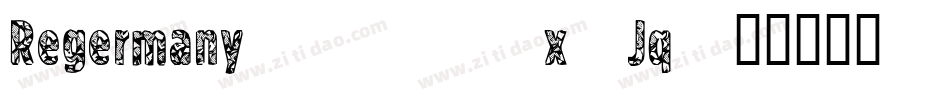 Regermany2006-x4Jq字体转换