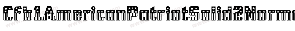 Cfb1AmericanPatriotSolid2Normal-D6Lm字体转换