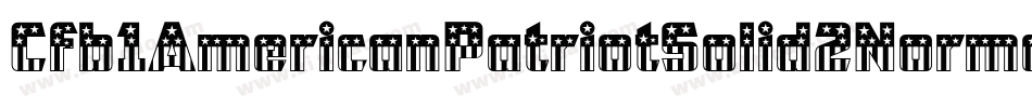 Cfb1AmericanPatriotSolid2Normal-wB86字体转换