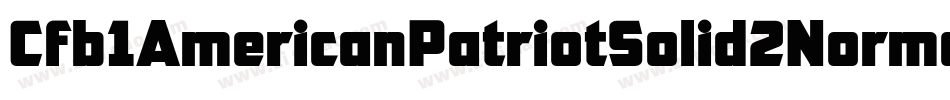 Cfb1AmericanPatriotSolid2NormalItalic-vRB9字体转换