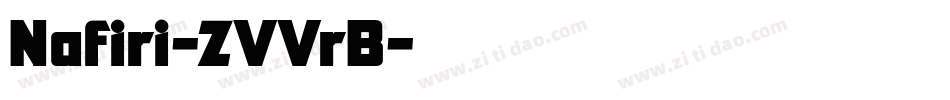 Nafiri-ZVVrB字体转换