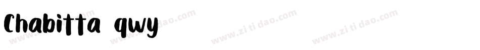 Chabitta-qwy5字体转换