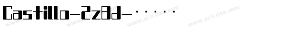 Castillo-2z8d字体转换