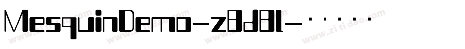 MesquinDemo-z8d8l字体转换