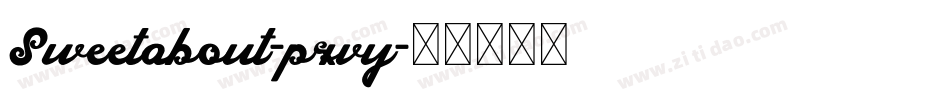 Sweetabout-pxvy字体转换