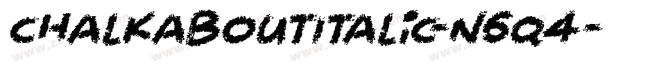 ChalkaboutItalic-n6q4字体转换