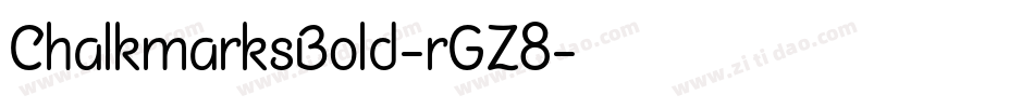 ChalkmarksBold-rGZ8字体转换