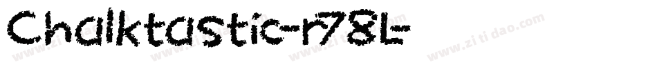 Chalktastic-r78L字体转换