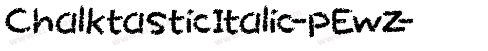 ChalktasticItalic-pEwZ字体转换