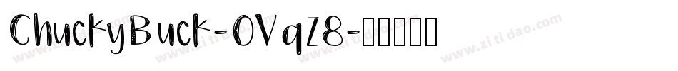 ChuckyBuck-OVqZ8字体转换