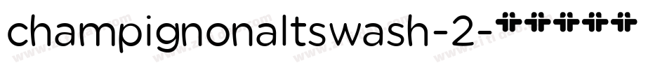 champignonaltswash-2字体转换