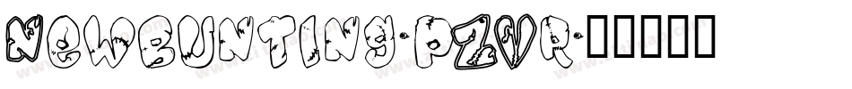 Newbunting-pZVr字体转换