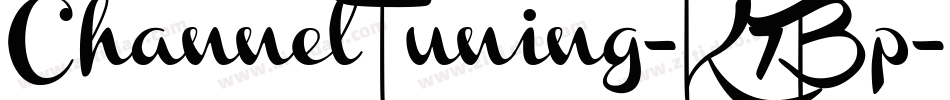 ChannelTuning-K7Bp字体转换