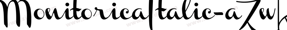 MonitoricaItalic-aZwK字体转换