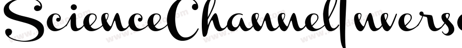 ScienceChannelInverse-X33nK字体转换