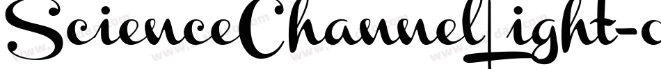ScienceChannelLight-owwWz字体转换