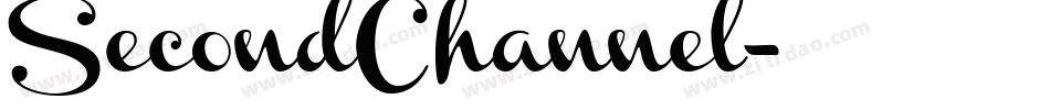 SecondChannel字体转换