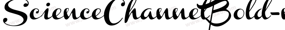 ScienceChannelBold-mLL0v字体转换