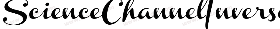ScienceChannelInverse-X33nK字体转换