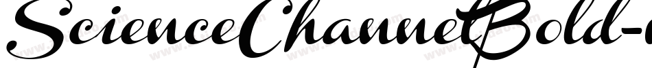 ScienceChannelBold-mLL0v字体转换