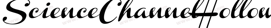 ScienceChannelHollow-PKKWE字体转换