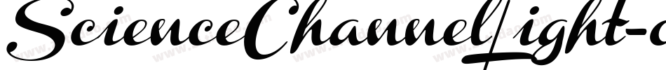 ScienceChannelLight-owwWz字体转换