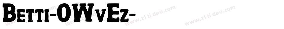 Betti-0WvEz字体转换