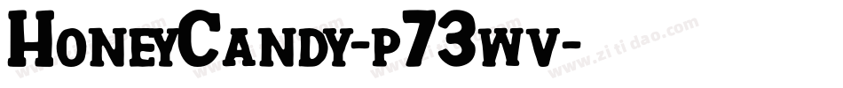 HoneyCandy-p73wv字体转换
