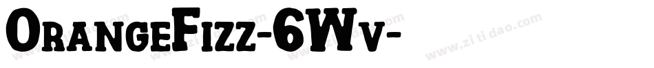 OrangeFizz-6Wv字体转换