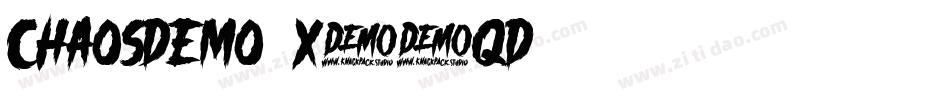 ChaosDemo-X33qd字体转换