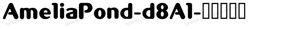 AmeliaPond-d8Al字体转换