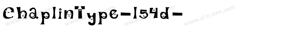 ChaplinType-l54d字体转换