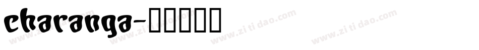 charanga字体转换