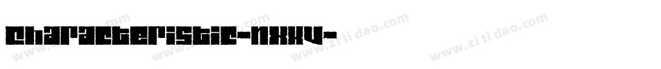Characteristic-nXxV字体转换