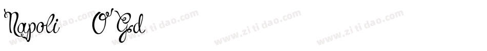 Napoli-2OGd字体转换